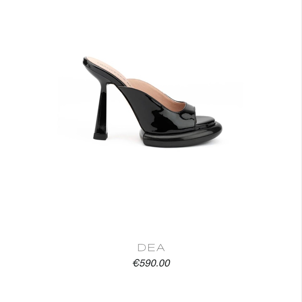 Brand new boxed Francesca Bellavita Drea mule 38 black seen on Emily in Paris - Picture 6 of 7